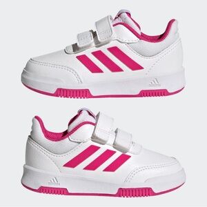Adidas Tensaur sport 2.0 pink 3 stripe toddler girls tennis shoes Velcro running